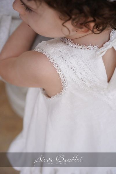 bbbbbbbbbbΒαπτιστικά ρούχα για κορίτσι Stova Bambini SS24 G9