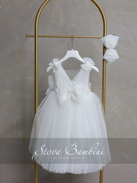 bbbbbbbbbbΒαπτιστικά ρούχα κορίτσι Stova Bambini SS26 G19