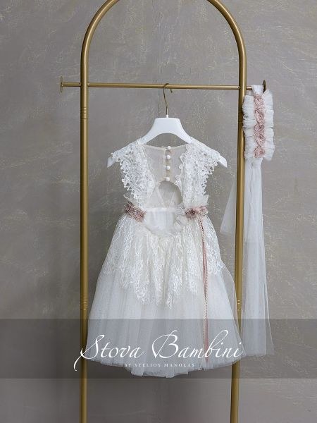 bbbbbbbbbbΒαπτιστικά ρούχα κορίτσι Stova Bambini SS26 G20