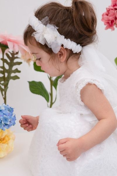 bbbbbbbbbbΒαπτιστικά ρούχα κορίτσι Bambolino Klelia