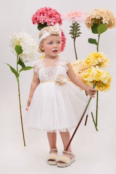 bbbbbbbbbbΒαπτιστικά ρούχα κορίτσι Bambolino Dorothea