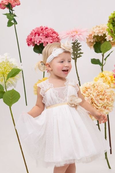 bbbbbbbbbbΒαπτιστικά ρούχα κορίτσι Bambolino Dorothea