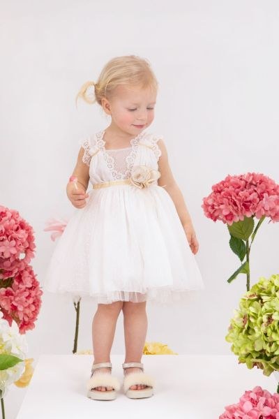 bbbbbbbbbbΒαπτιστικά ρούχα κορίτσι Bambolino Dorothea