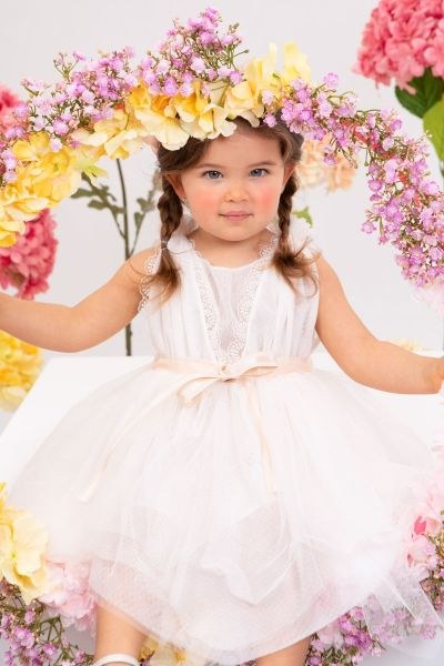 bbbbbbbbbbΒαπτιστικά ρούχα κορίτσι Bambolino Olympia