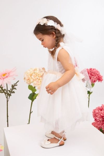 bbbbbbbbbbΒαπτιστικά ρούχα κορίτσι Bambolino Olympia