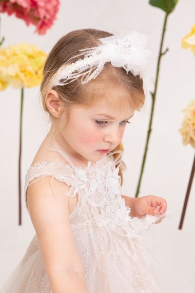 bbbbbbbbbbΒαπτιστικά ρούχα κορίτσι Bambolino Venetia