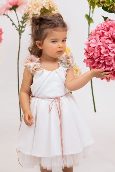 bbbbbbbbbbΒαπτιστικά ρούχα κορίτσι Bambolino Ilektra