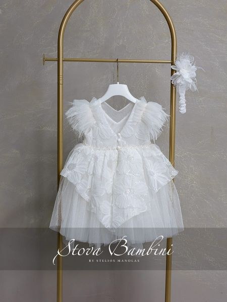 bbbbbbbbbbΒαπτιστικά ρούχα κορίτσι Stova Bambini SS26 G17