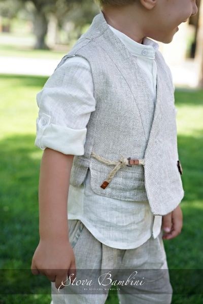 bbbbbbbbbbΒαπτιστικά ρούχα για αγόρι Stova Bambini SS24 B17