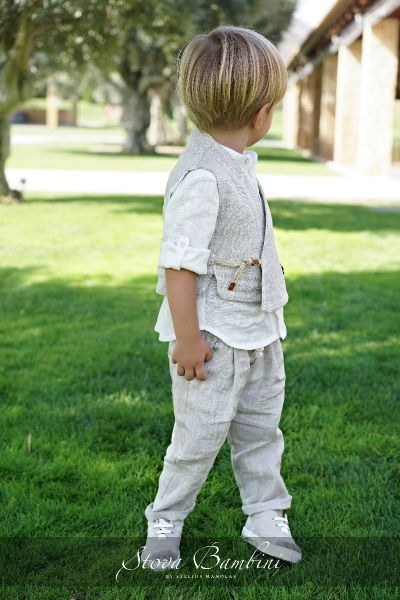 bbbbbbbbbbΒαπτιστικά ρούχα για αγόρι Stova Bambini SS24 B17