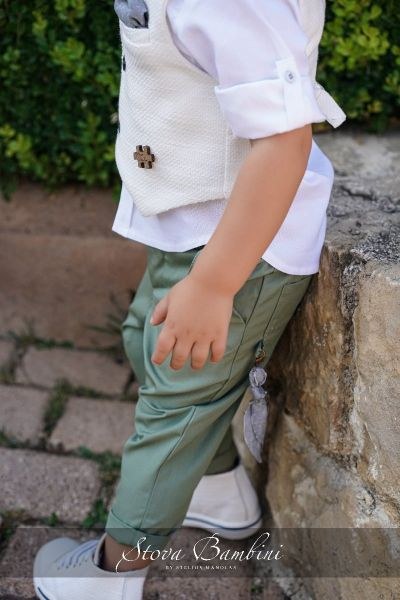 bbbbbbbbbbΒαπτιστικά ρούχα για αγόρι Stova Bambini SS24 B14