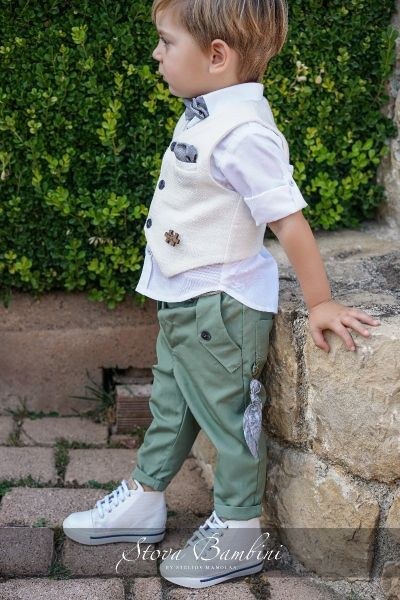 bbbbbbbbbbΒαπτιστικά ρούχα για αγόρι Stova Bambini SS24 B14