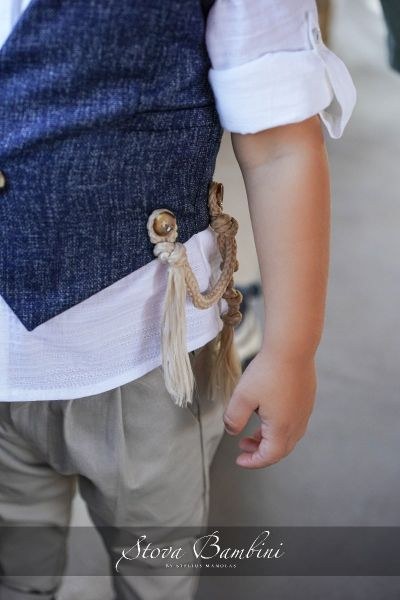bbbbbbbbbbΒαπτιστικά ρούχα για αγόρι Stova Bambini SS24 B15
