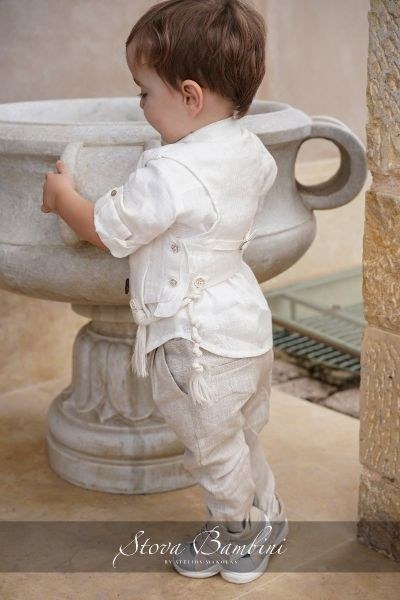 bbbbbbbbbbΒαπτιστικά ρούχα για αγόρι Stova Bambini SS24 B18