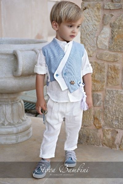 bbbbbbbbbbΒαπτιστικά ρούχα για αγόρι Stova Bambini SS24 B19