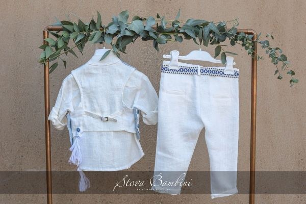 bbbbbbbbbbΒαπτιστικά ρούχα για αγόρι Stova Bambini SS24 B19