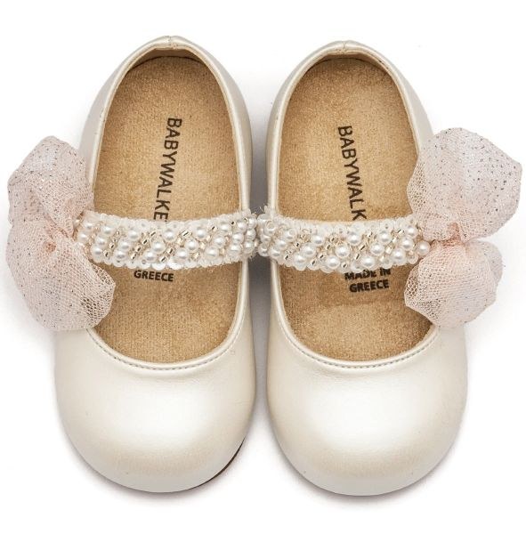 bbbbbbbbbbΒαπτιστικά παπούτσια για κορίτσι Babywalker BS.3596