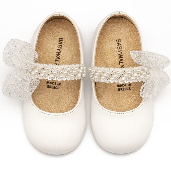 bbbbbbbbbbΒαπτιστικά παπούτσια για κορίτσι Babywalker BS.3596