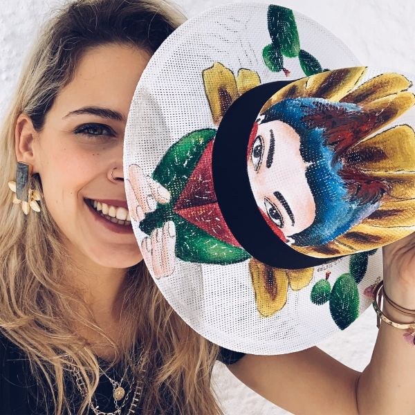 bbbbbbbbbbCactus girl panama hat