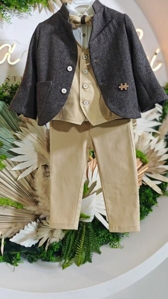 bbbbbbbbbbΧειμωνιάτικα βαπτιστικά ρούχα για αγόρι Stova Bambini AW 24/25 B2