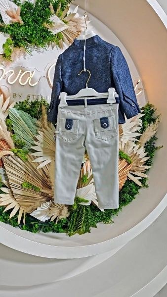 bbbbbbbbbbΧειμωνιάτικα βαπτιστικά ρούχα για αγόρι Stova Bambini AW 24/25 B1