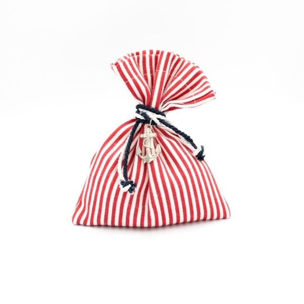 bbbbbbbbbbΜπομπονιέρα Βάπτισης Πουγκί Άγκυρα