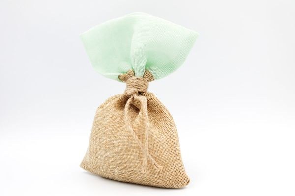 bbbbbbbbbbΜπομπονιέρα βάπτισης πουγκί