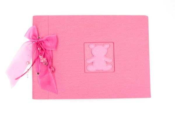 bbbbbbbbbbΒιβλίο Ευχών Ροζ αρκούδος