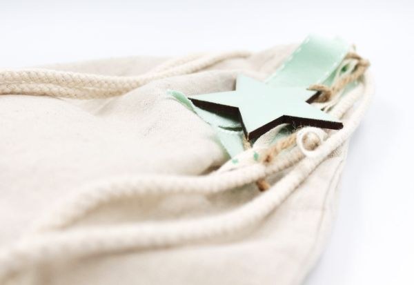 bbbbbbbbbbΜπομπονιέρα βάπτισης πουγκί