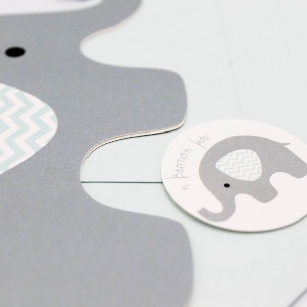bbbbbbbbbbΠροσκλητήρια βάπτισης Ελεφαντάκι