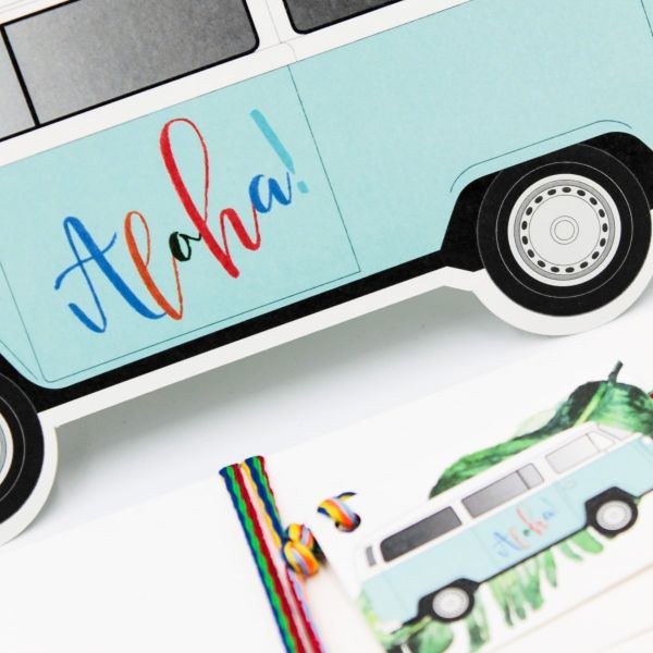 bbbbbbbbbbΠροσκλητήρια βάπτισης Βαν Aloha