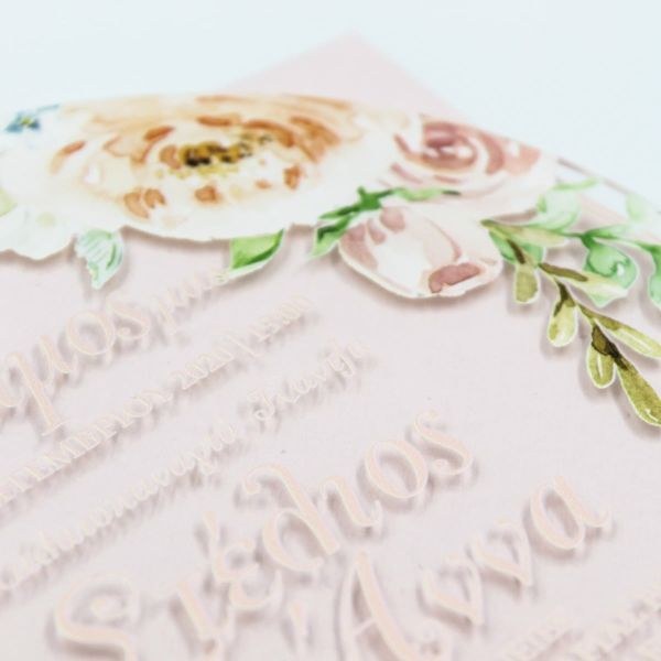 bbbbbbbbbbΠροσκλητήρια γάμου Plexiglass