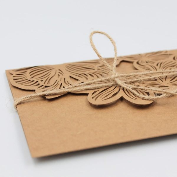 bbbbbbbbbbΠροσκλητήρια γάμου Laser Cut