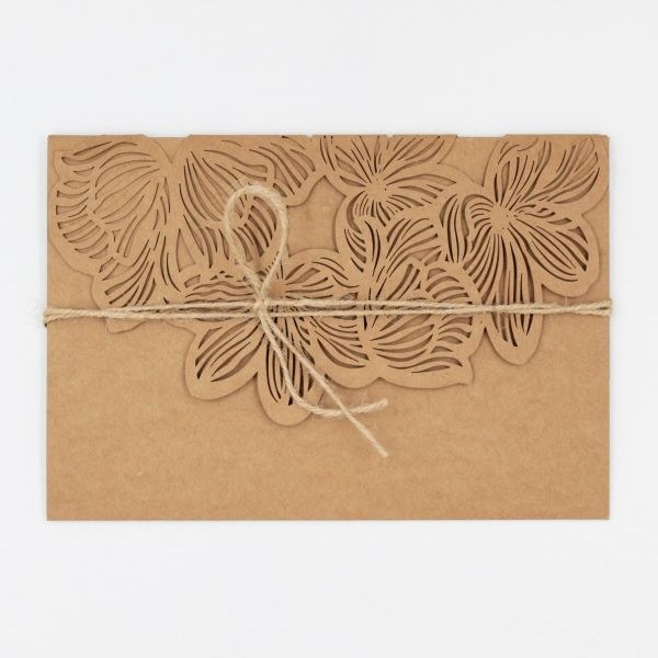 bbbbbbbbbbΠροσκλητήρια γάμου Laser Cut