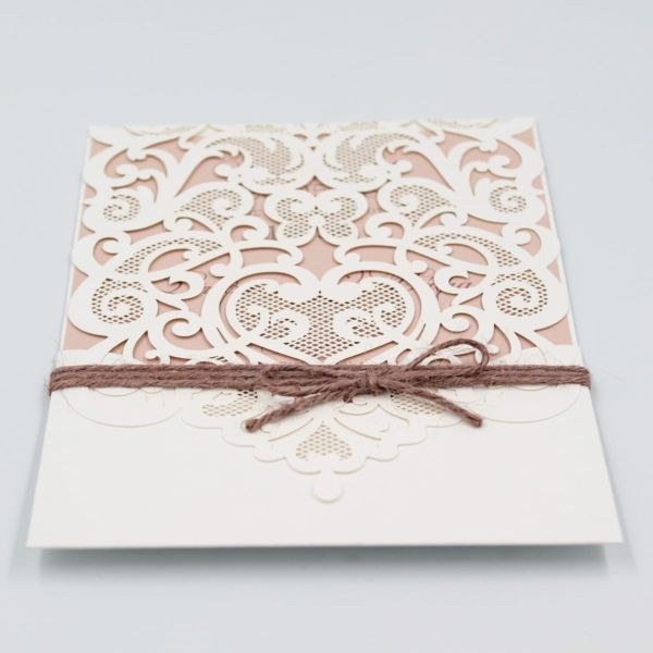 bbbbbbbbbbΠροσκλητήρια γάμου Laser Cut