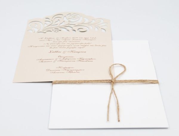 bbbbbbbbbbΠροσκλητήρια γάμου laser cut