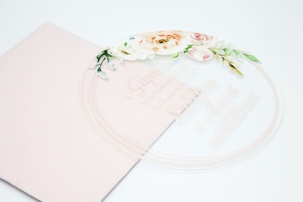 bbbbbbbbbbΠροσκλητήρια γάμου Plexiglass