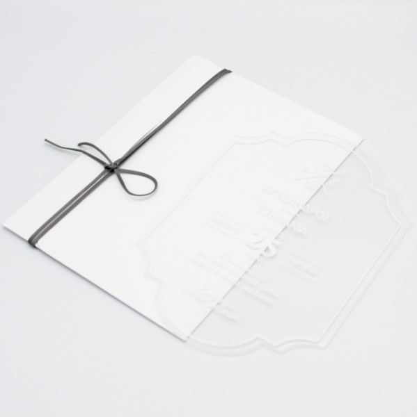 bbbbbbbbbbΠροσκλητήρια γάμου Plexiglass