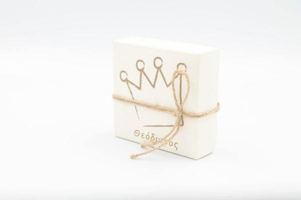 bbbbbbbbbbΜπομπονιέρα Βάπτισης Κουτί κορώνα