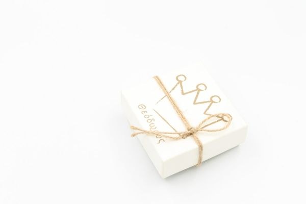 bbbbbbbbbbΜπομπονιέρα Βάπτισης Κουτί κορώνα