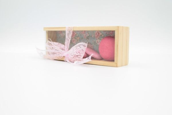 bbbbbbbbbbΜπομπονιέρα Βάπτισης Ξύλινο κουτί