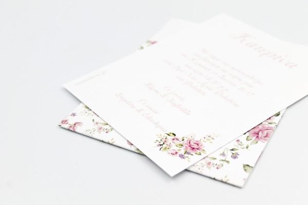 bbbbbbbbbbΠροσκλητήρια βάπτισης φλοράλ