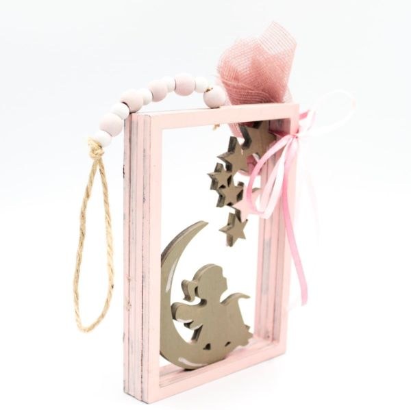 bbbbbbbbbbΜπομπονιέρα βάπτισης καδράκι