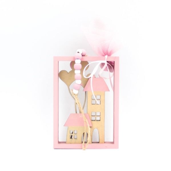 bbbbbbbbbbΜπομπονιέρα βάπτισης καδράκι ξύλινο