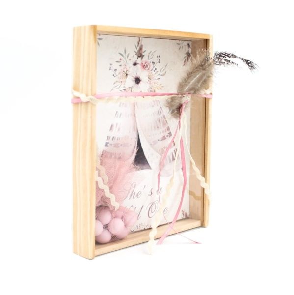 bbbbbbbbbbΜπομπονιέρα βάπτισης κουτί με καπάκι plexiglass