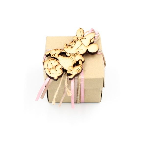 bbbbbbbbbbΜπομπονιέρα βάπτισης κουτί χάρτινο κραφτ