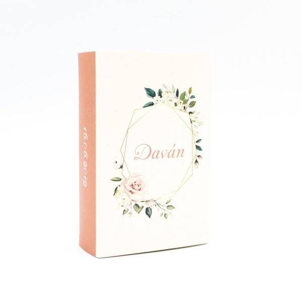 bbbbbbbbbbΜπομπονιέρα βάπτισης χάρτινο σπιρτόκουτο