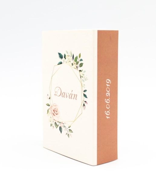 bbbbbbbbbbΜπομπονιέρα βάπτισης χάρτινο σπιρτόκουτο