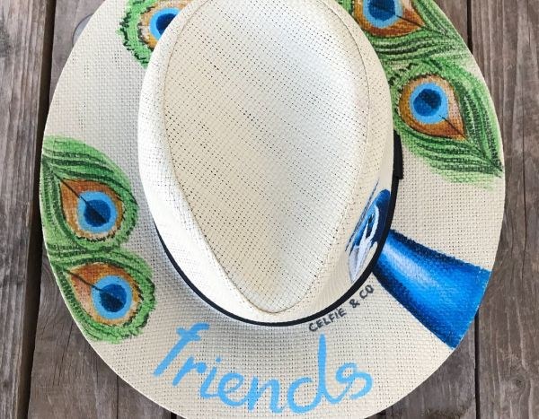 bbbbbbbbbbPeacock panama hat