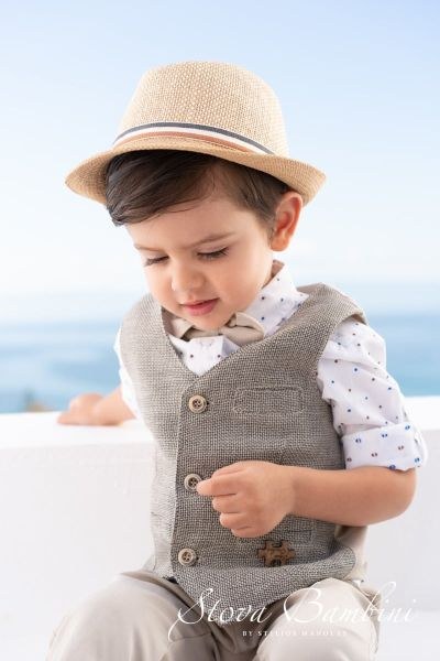 bbbbbbbbbbΒαπτιστικά ρούχα για αγόρι Stova Bambini SS22 B6-6-9M